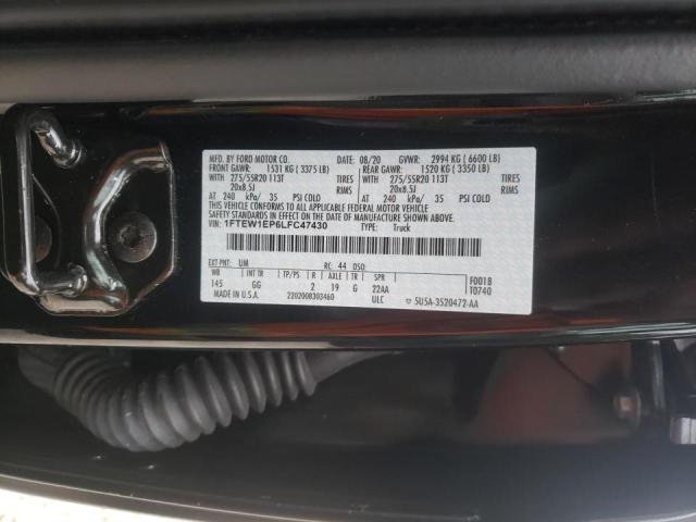 Photo 9 VIN: 1FTEW1EP6LFC47430 - FORD F150 SUPER 