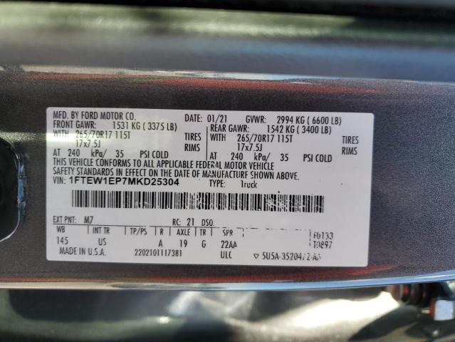 Photo 11 VIN: 1FTEW1EP7MKD25304 - FORD F150 SUPER 