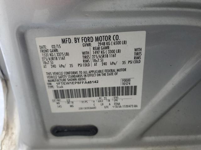 Photo 12 VIN: 1FTEW1EP8FFA48142 - FORD F-150 