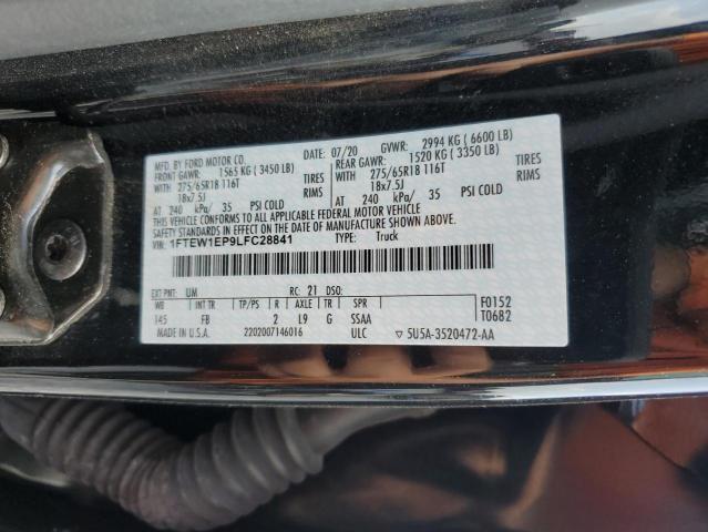 Photo 11 VIN: 1FTEW1EP9LFC28841 - FORD F150 SUPER 