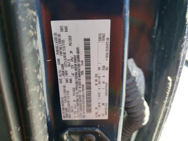 Photo 9 VIN: 1FTEW1EPXGFA99305 - FORD F150 SUPER 