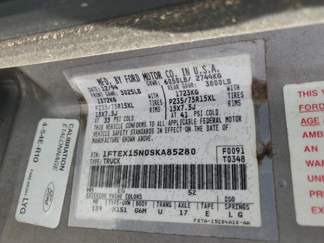 Photo 11 VIN: 1FTEX15N0SKA85280 - FORD F150 