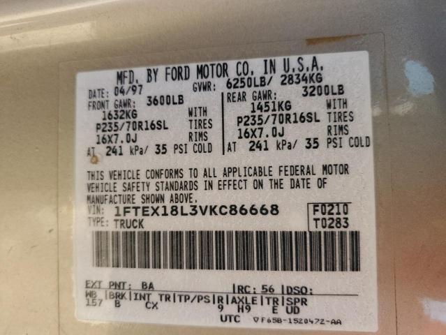 Photo 11 VIN: 1FTEX18L3VKC86668 - FORD F150 