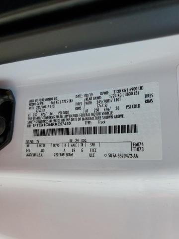 Photo 12 VIN: 1FTEX1C54KKE57450 - FORD F150 SUPER 