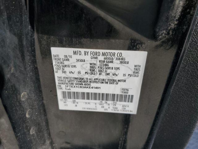 Photo 12 VIN: 1FTEX1C83AKE41491 - FORD F150 SUPER 