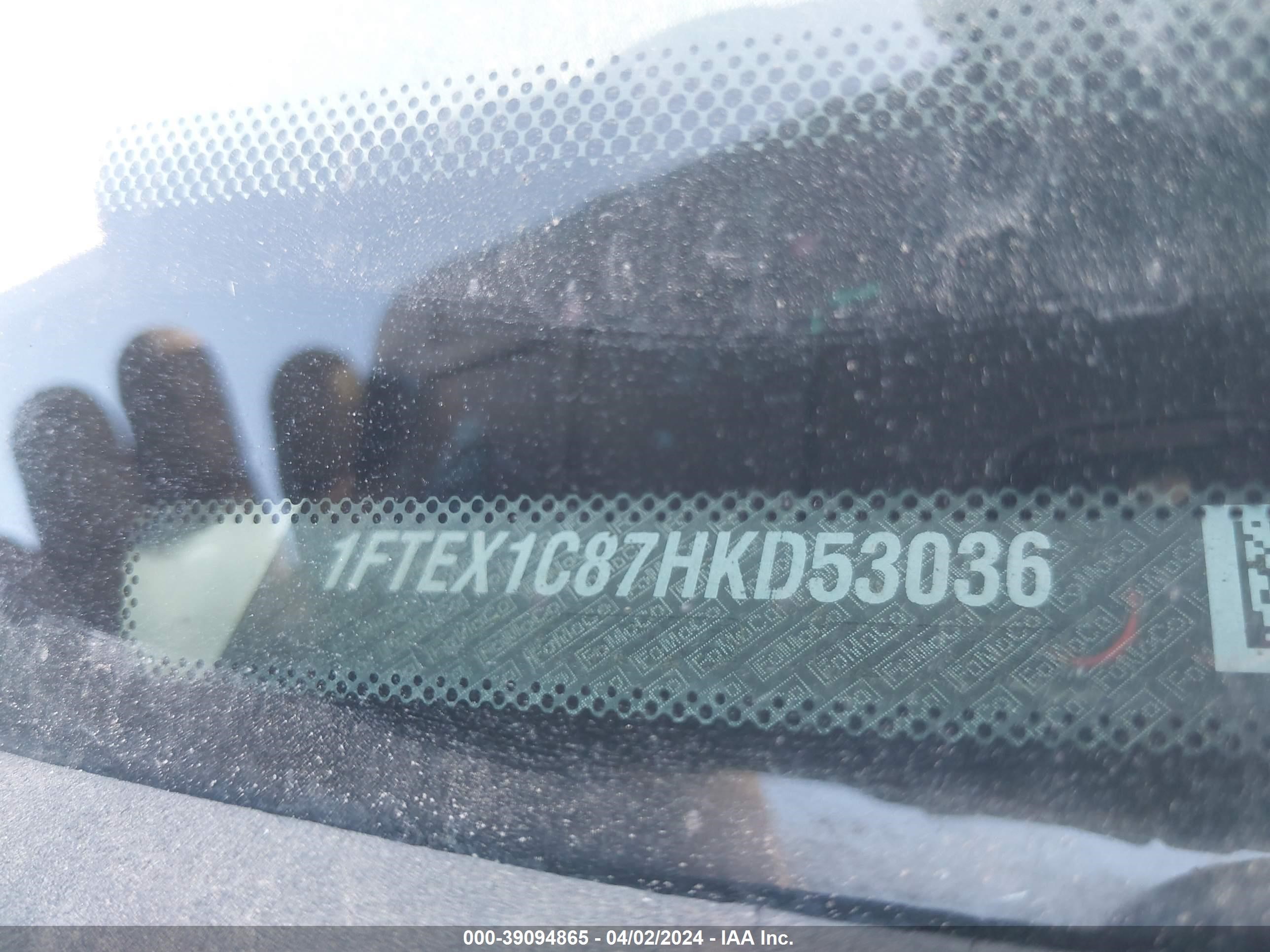 Photo 8 VIN: 1FTEX1C87HKD53036 - FORD F-150 