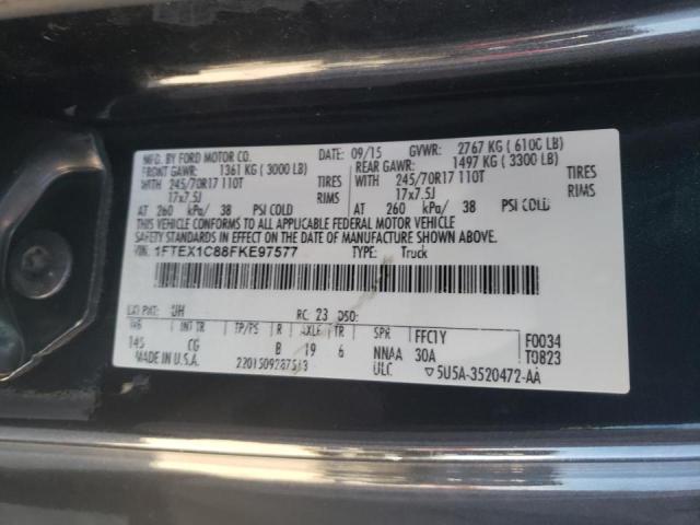 Photo 9 VIN: 1FTEX1C88FKE97577 - FORD F150 SUPER 