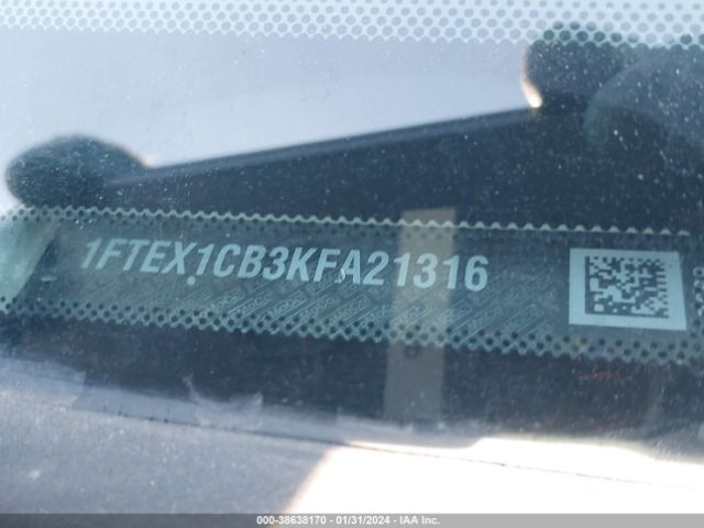 Photo 8 VIN: 1FTEX1CB3KFA21316 - FORD F-150 