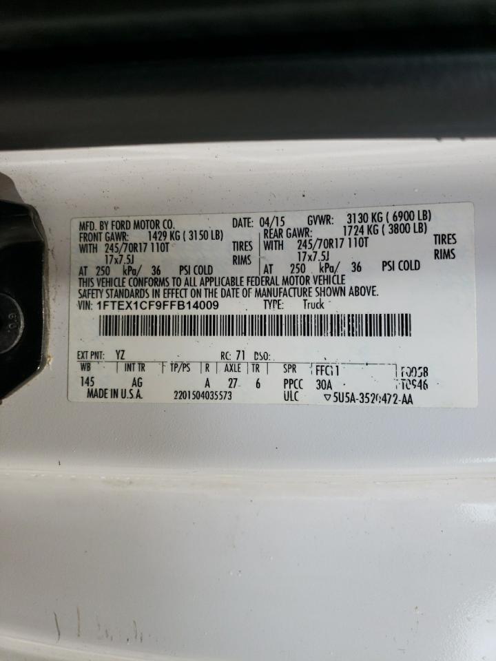 Photo 11 VIN: 1FTEX1CF9FFB14009 - FORD F-150 