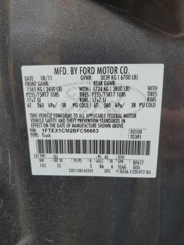 Photo 11 VIN: 1FTEX1CM2BFC56663 - FORD F150 SUPER 