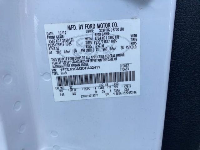 Photo 9 VIN: 1FTEX1CM2DFA32411 - FORD F150 SUPER 