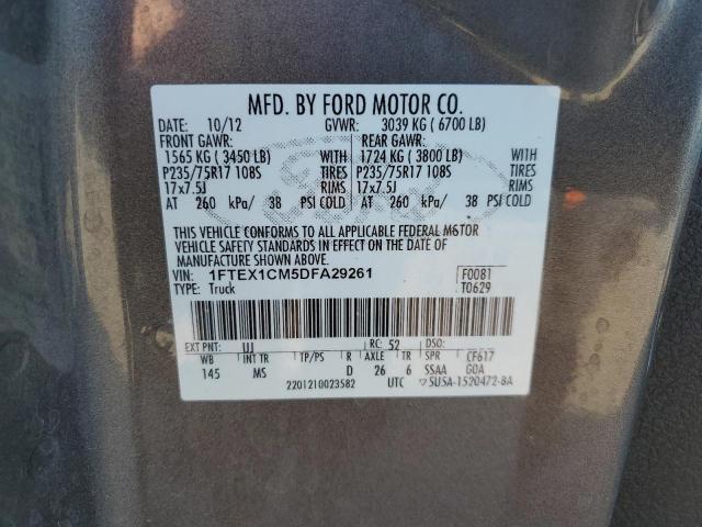 Photo 11 VIN: 1FTEX1CM5DFA29261 - FORD F150 SUPER 