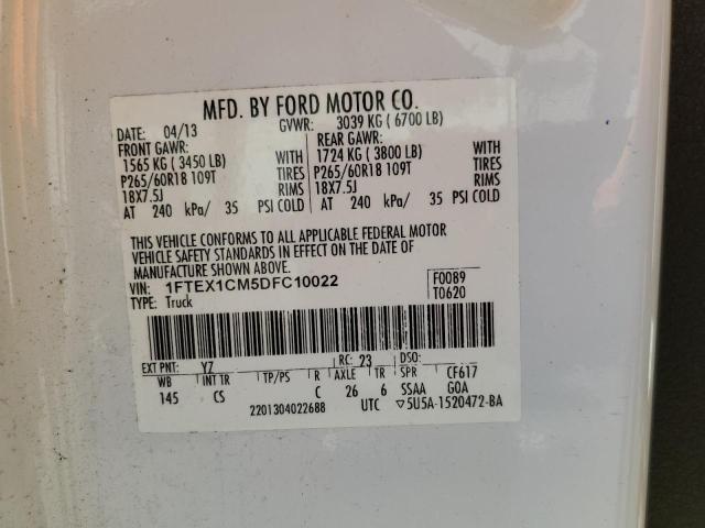 Photo 11 VIN: 1FTEX1CM5DFC10022 - FORD F-150 