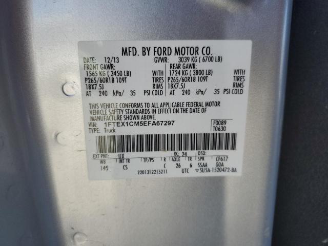 Photo 11 VIN: 1FTEX1CM5EFA67297 - FORD F-150 