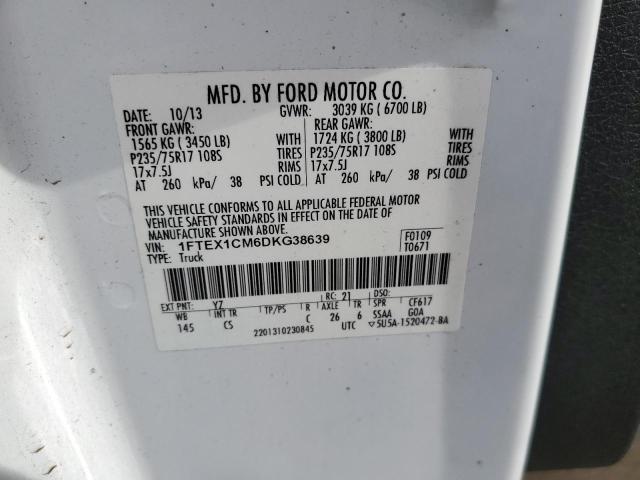 Photo 11 VIN: 1FTEX1CM6DKG38639 - FORD F150 SUPER 