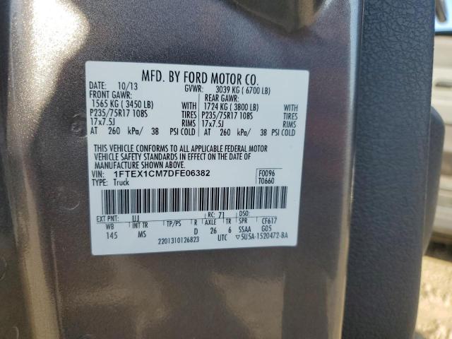 Photo 11 VIN: 1FTEX1CM7DFE06382 - FORD F-150 