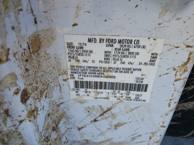 Photo 9 VIN: 1FTEX1CM9EKG40905 - FORD F150 SUPER 