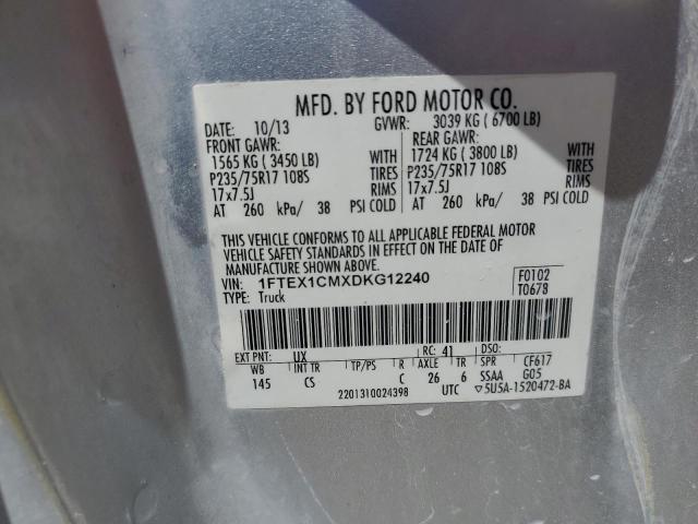 Photo 11 VIN: 1FTEX1CMXDKG12240 - FORD F-150 