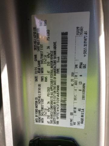 Photo 11 VIN: 1FTEX1CP7GFA57996 - FORD F-150 