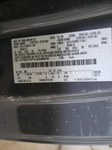 Photo 11 VIN: 1FTEX1CP7LKD48516 - FORD F150 SUPER 