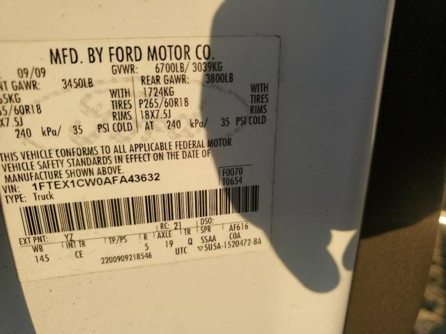 Photo 11 VIN: 1FTEX1CW0AFA43632 - FORD F-150 