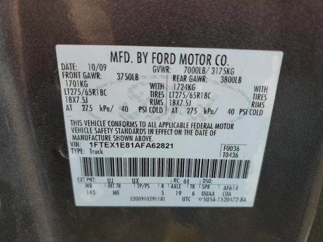 Photo 11 VIN: 1FTEX1E81AFA62821 - FORD F150 SUPER 