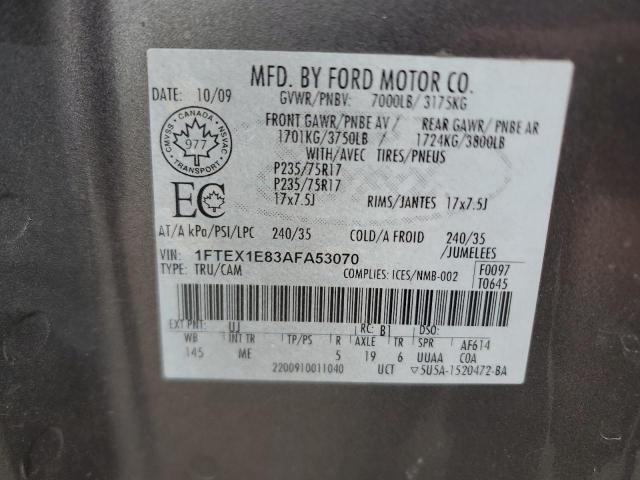 Photo 11 VIN: 1FTEX1E83AFA53070 - FORD F-150 