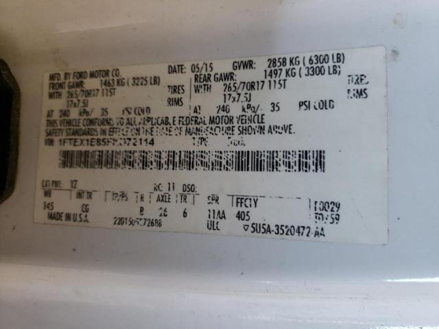 Photo 9 VIN: 1FTEX1E85FKD72114 - FORD F150 