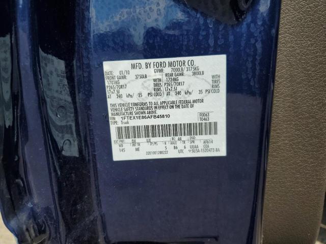 Photo 9 VIN: 1FTEX1E86AFB45810 - FORD F150 SUPER 