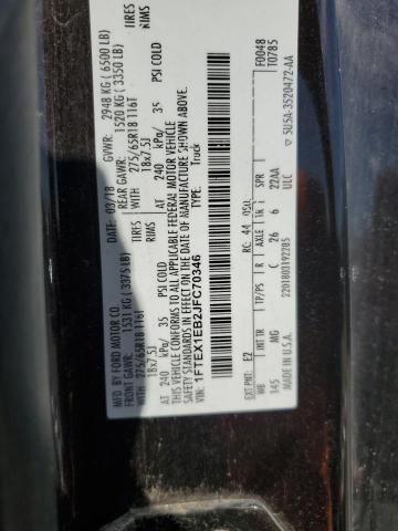 Photo 11 VIN: 1FTEX1EB2JFC70346 - FORD F150 SUPER 