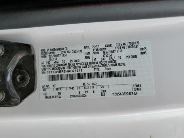 Photo 12 VIN: 1FTEX1EF5HKD71241 - FORD F-150 