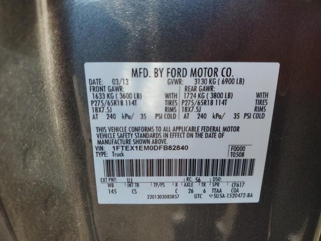 Photo 11 VIN: 1FTEX1EM0DFB82840 - FORD F150 SUPER 