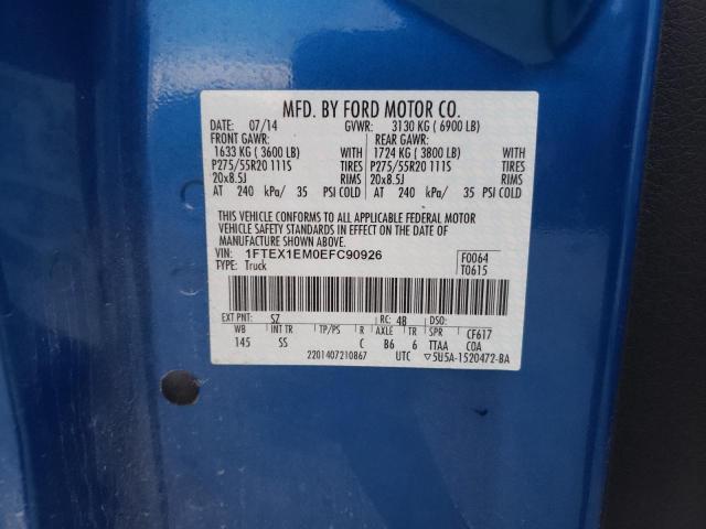 Photo 11 VIN: 1FTEX1EM0EFC90926 - FORD F150 SUPER 