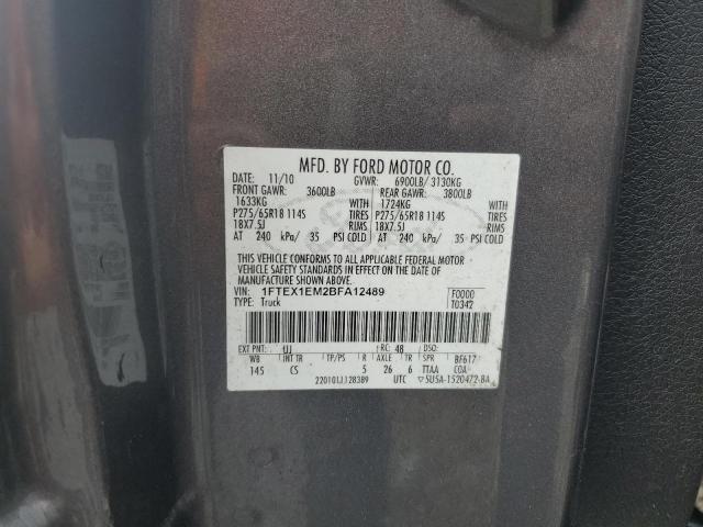 Photo 11 VIN: 1FTEX1EM2BFA12489 - FORD F150 SUPER 