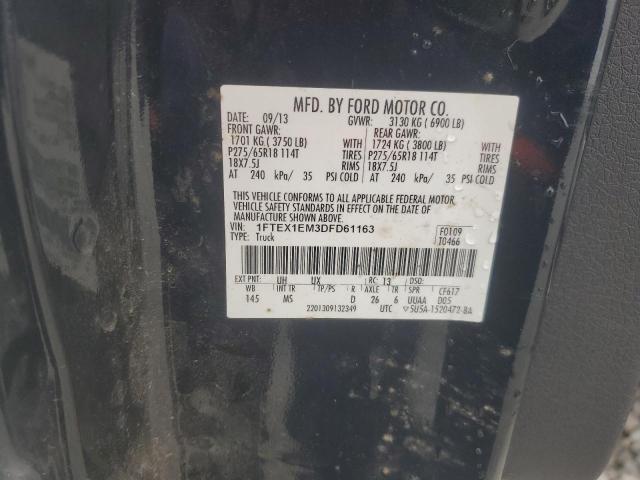 Photo 11 VIN: 1FTEX1EM3DFD61163 - FORD F150 SUPER 