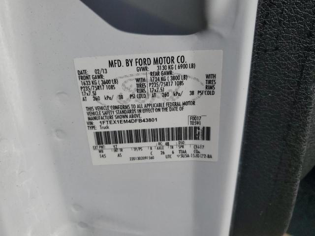 Photo 11 VIN: 1FTEX1EM4DFB43801 - FORD F-150 