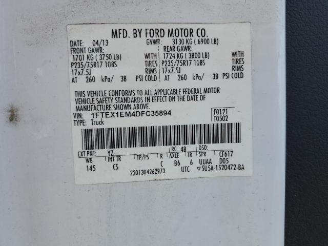 Photo 11 VIN: 1FTEX1EM4DFC35894 - FORD F-150 