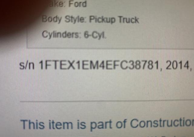 Photo 9 VIN: 1FTEX1EM4EFC38781 - FORD F150 SUPER 