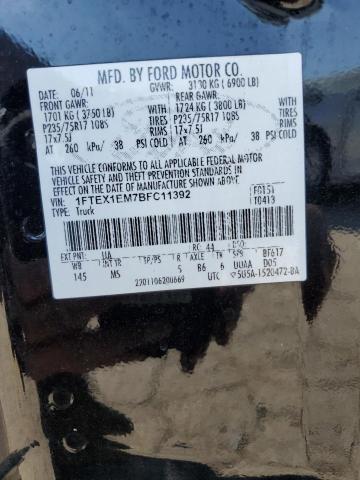 Photo 11 VIN: 1FTEX1EM7BFC11392 - FORD F150 SUPER 