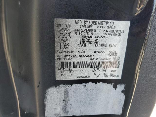 Photo 11 VIN: 1FTEX1EM7BFC68420 - FORD F150 SUPER 