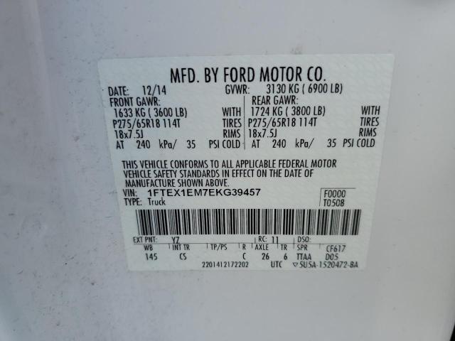 Photo 11 VIN: 1FTEX1EM7EKG39457 - FORD F-150 