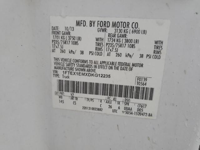 Photo 11 VIN: 1FTEX1EMXDKG12235 - FORD F-150 