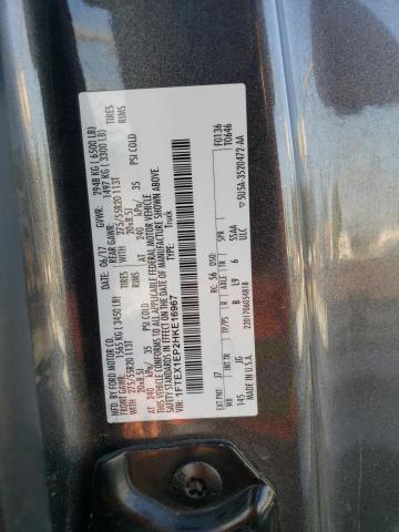 Photo 9 VIN: 1FTEX1EP2HKE16967 - FORD F150 SUPER 