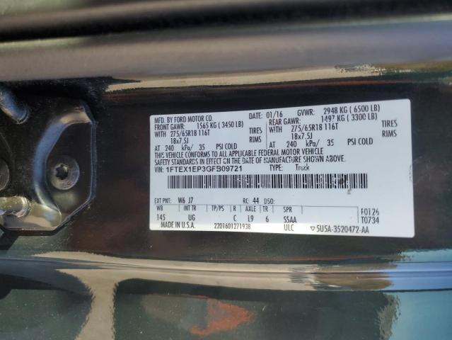 Photo 12 VIN: 1FTEX1EP3GFB09721 - FORD F150 SUPER 