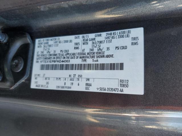 Photo 11 VIN: 1FTEX1EP8FKE44303 - FORD F150 SUPER 