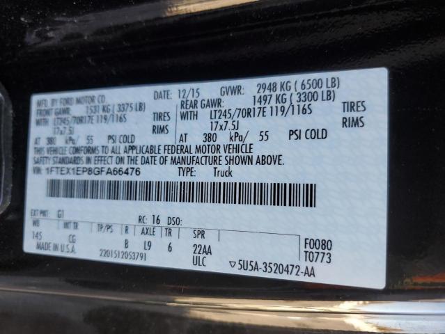 Photo 11 VIN: 1FTEX1EP8GFA66476 - FORD F150 SUPER 