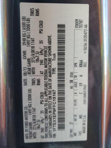 Photo 12 VIN: 1FTEX1EP9FFC15167 - FORD F-150 