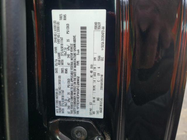 Photo 12 VIN: 1FTEX1EPXGFC28902 - FORD F-150 