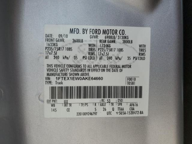 Photo 11 VIN: 1FTEX1EW0AKE64660 - FORD F-150 