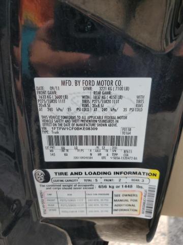 Photo 11 VIN: 1FTFW1CF0BKE08309 - FORD F150 SUPER 